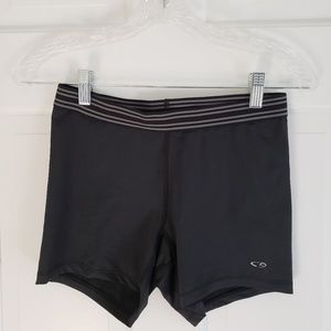 SaleChampion Black Spandex Workout Shorts - Medium